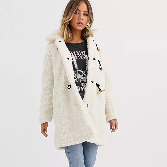 Qed London Teddy Duffle Coat 